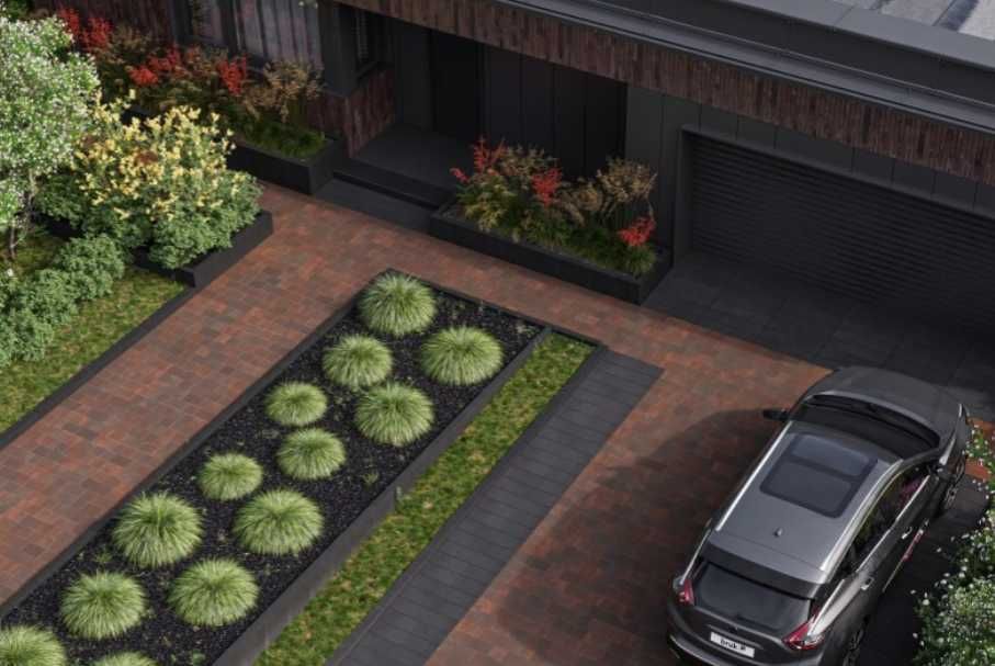 Kostka Brukowa Wena Gothic Diamond multikolor grys granit płyty taras