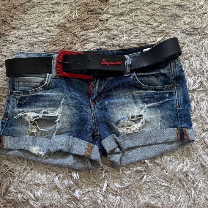 Шорти джинсові Dsquared з ременем S 27