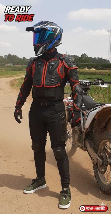 Armadura Completa MotoCross (Nova/Nunca usada) – Proteção Total