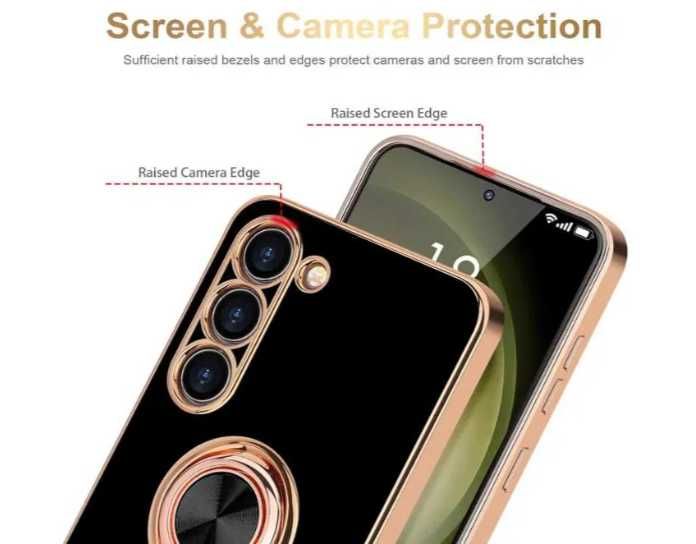 etui plecki case do samsung s23 plus czarne magnetyczne