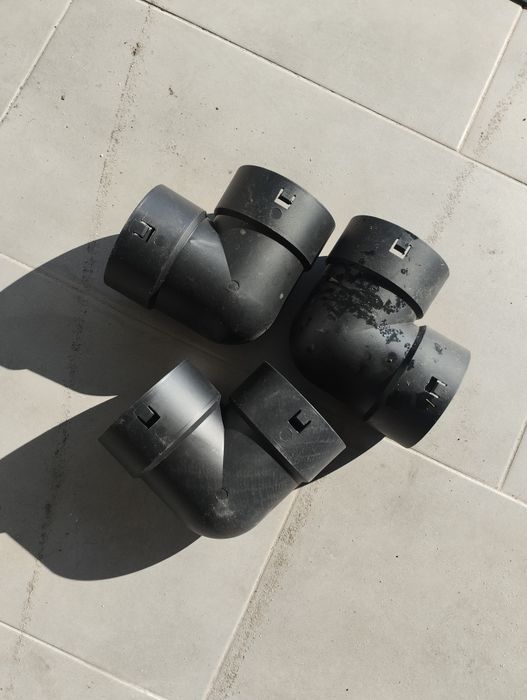 Kolanko 90 do rury drenarskiej 100mm