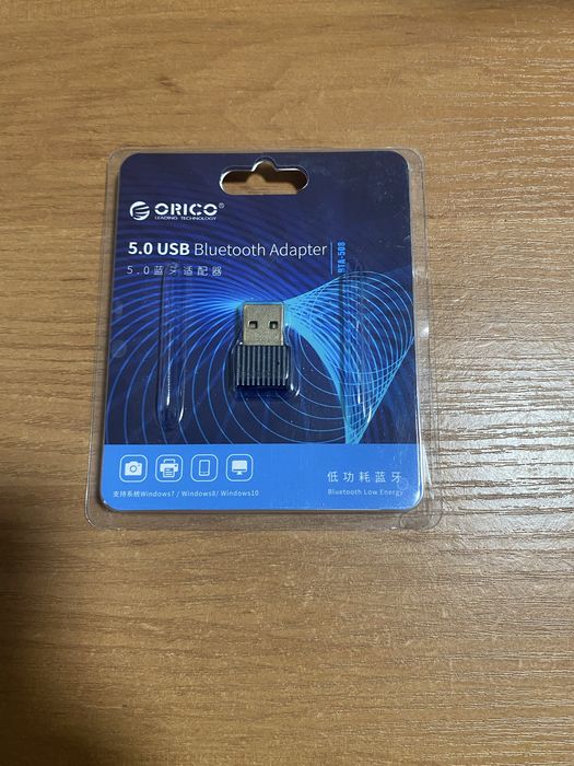 Bluetooth адаптер Orico BTA-508 USB Bluetooth 5.0 для ПК та ноутбука