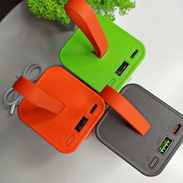 Powerbank 10 000 mAh Type-C Usb индикатор уровня заряда повербанк