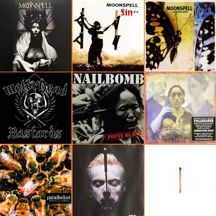 72 CDs - Metal - Grande Coleção - Raros - Muito Bom Estado