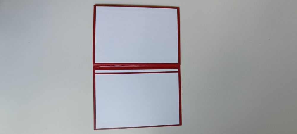 Папка поздравительная СССР папка для награждения