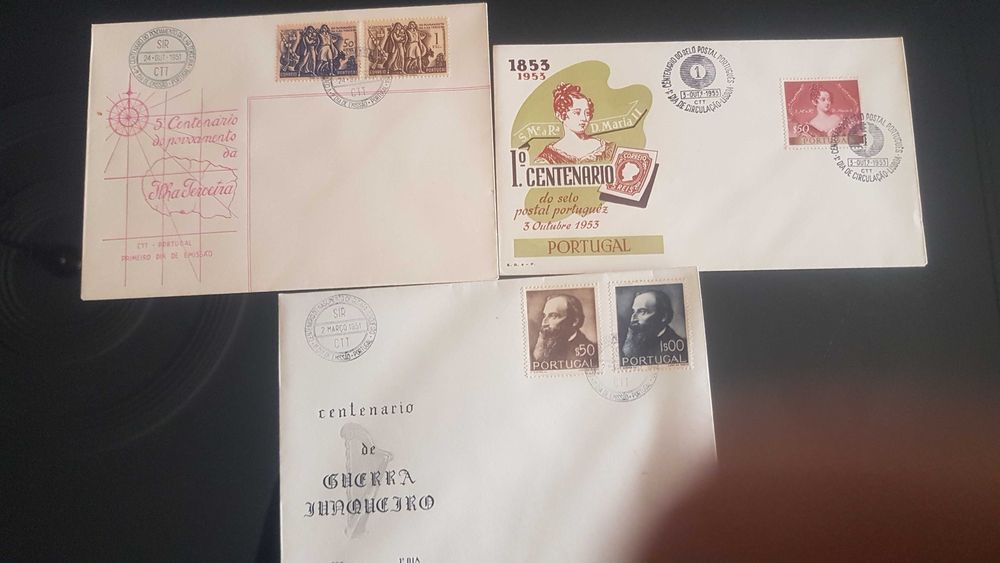 Envelopes Comemorativos  e  1º Dia