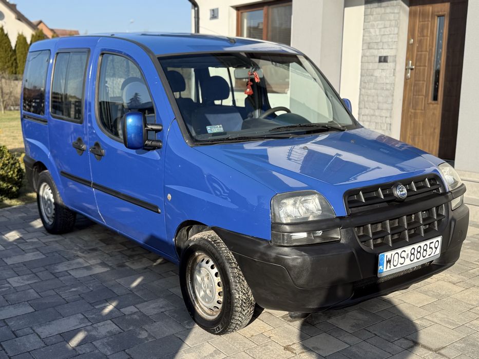 Fiat Doblo 1.9 5 osobowy bez rdzy klimatyzacja