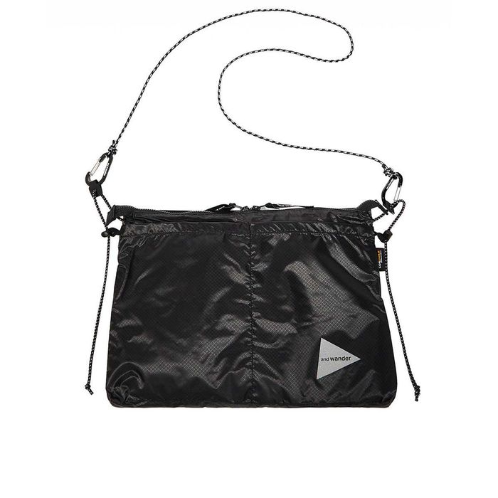 Сумка And Wander Sil Sacocha Shoulder Bag Charcoal