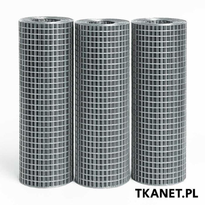 Siatka zgrzewana hodowlana 25x25x1,7mm na woliery klatki 1,5m x 10mb