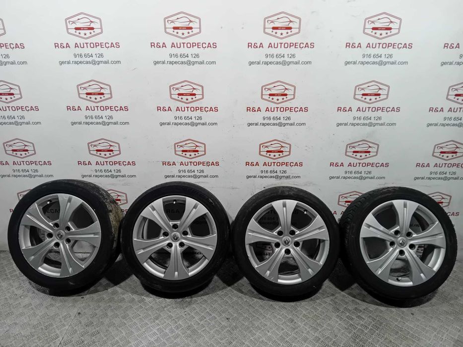 Conjunto Jantes Renault Megane 3 III R17 Original