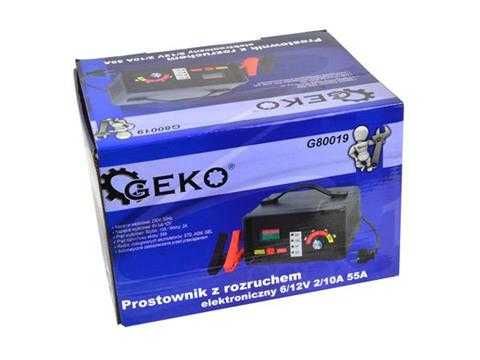 Prostownik ładowarka z rozruchem elektroniczny 6/12V 2/10A 55A G80019