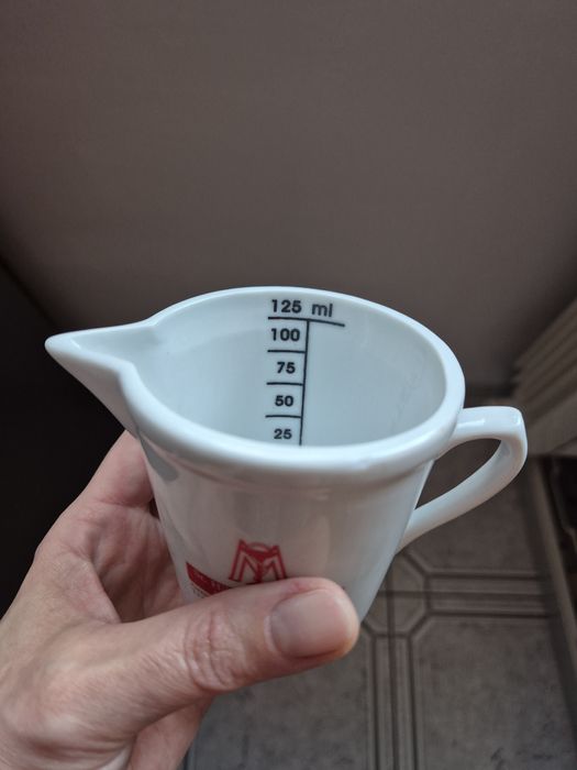 Stara miara apteczna ceramiczna miarka apteczna vintage