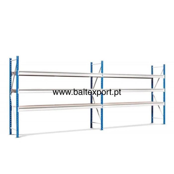 Estante Racks Prateleiras 2000Ax2000Cx600P 3Níveis Aglomerado Incluído