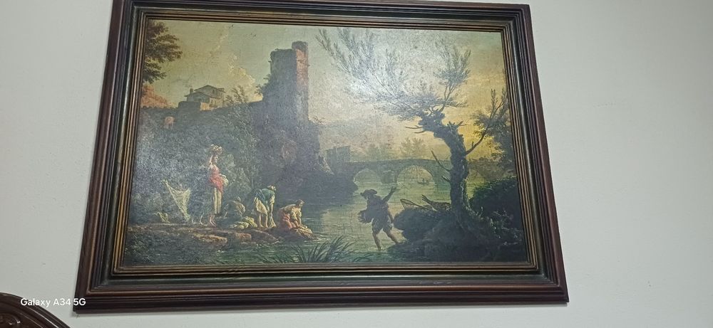 Quadro antigo paisagem