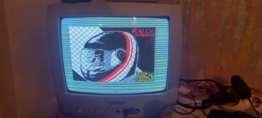 oryginalna gra Rally Simulator na ZX Spectrum