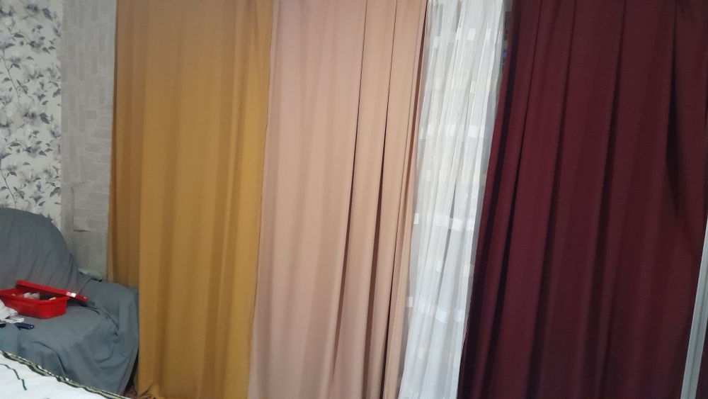 Штори 3 пари різного кольору. Ціна  за пару.