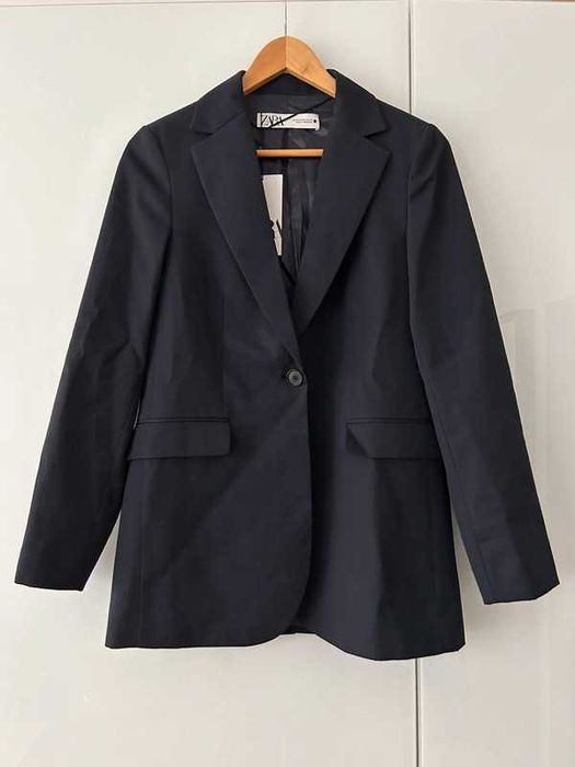 Marynarka granatowa Zara XS