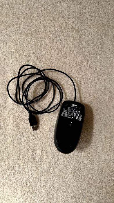 Rato de computador com fio 1.8m da Logitech B100