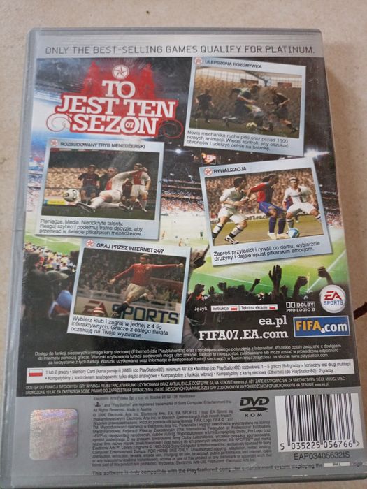 Gra FIFA 07 Na PlayStation 2 w świetnym stanie