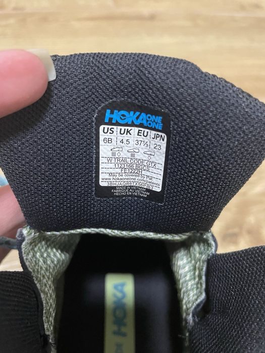 Кросівки Hoka trail code GTX для трейлу