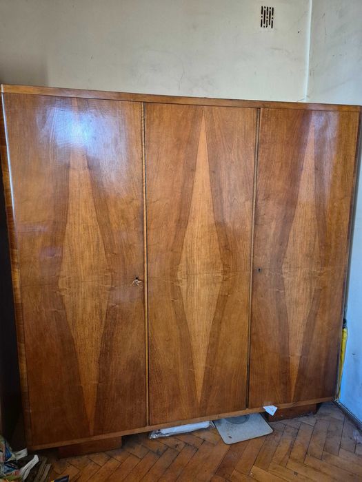 Zestaw mebli PRL - szafa, kredens,szafka RAZEM lub Osobno