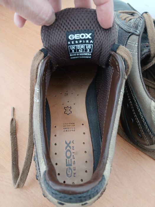 Кожаные кроссовки фирмы Geox оригинал