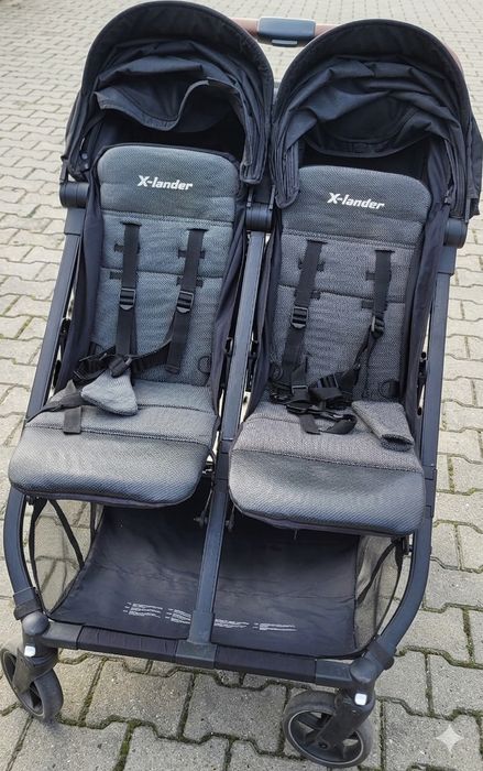 Wózek spacerówka bliźniaczy