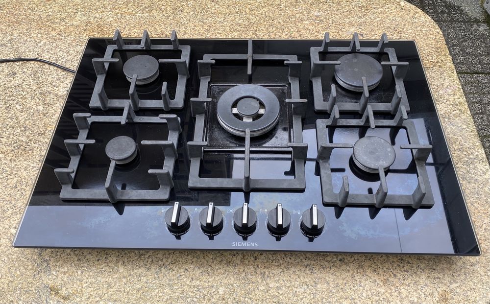 Placa de fogão a gás da Siemens