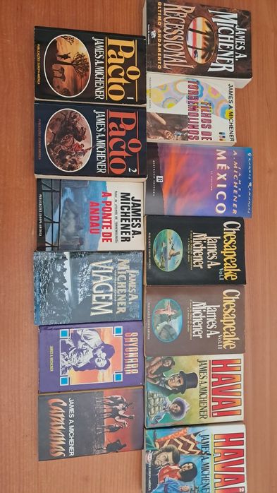 Livros James Clavell / James A. Michener /Dominique Lapierre/Max Gallo