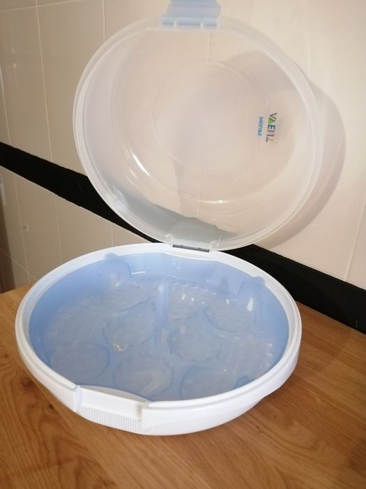 Esterilizador a vapor para micro-ondas, da Philips AVENT - branco