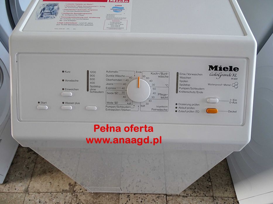 Pralka MIELE Gala Grande XL GWARANCJA! Duży Wybór Sprzętu AGD