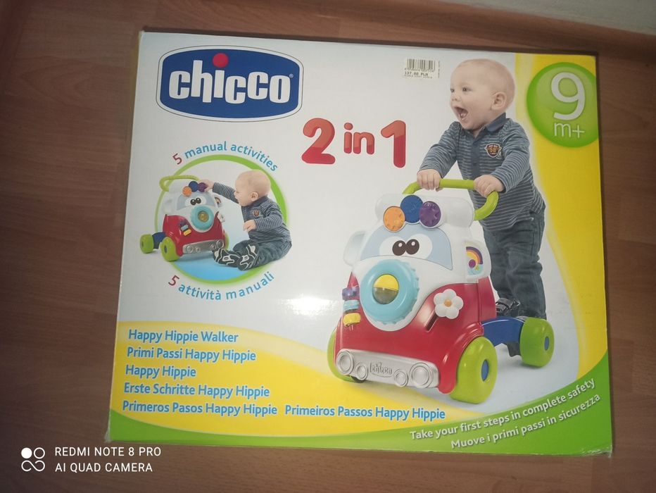 Pchacz - jeździk Chicco 2w1