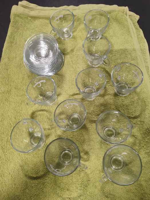 Conjunto Taça com pires