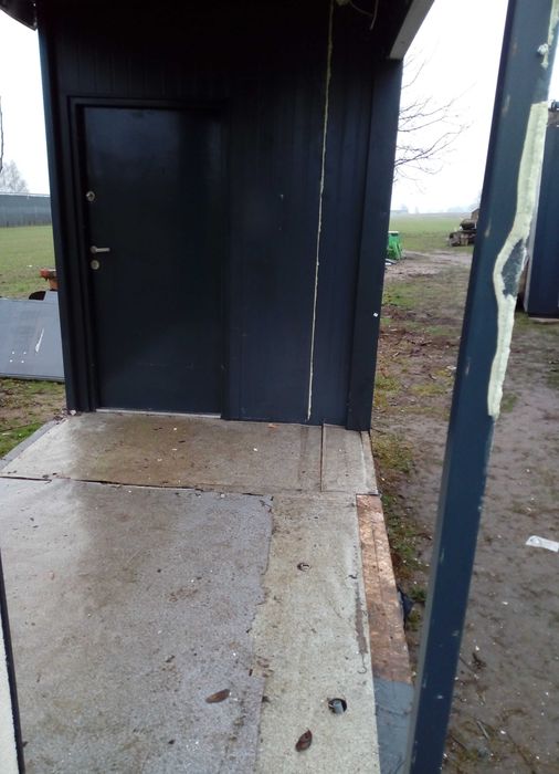 Kontener pawilon 2,3x3,3m  Rama SPAWANA z profili stalowych