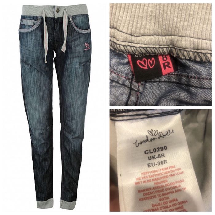 Джинс  джегшнсы XS/34  100гр