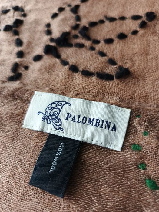 Палантин, шарф, вовна, Palombina