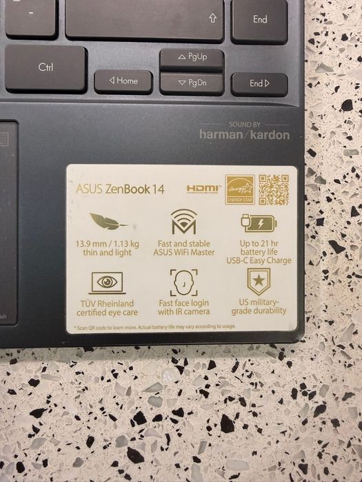 ASUS ZenBook 14 – i7 / Ultrafino e Premium
