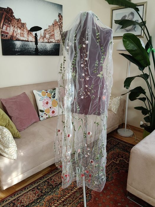 Welon slubny boho