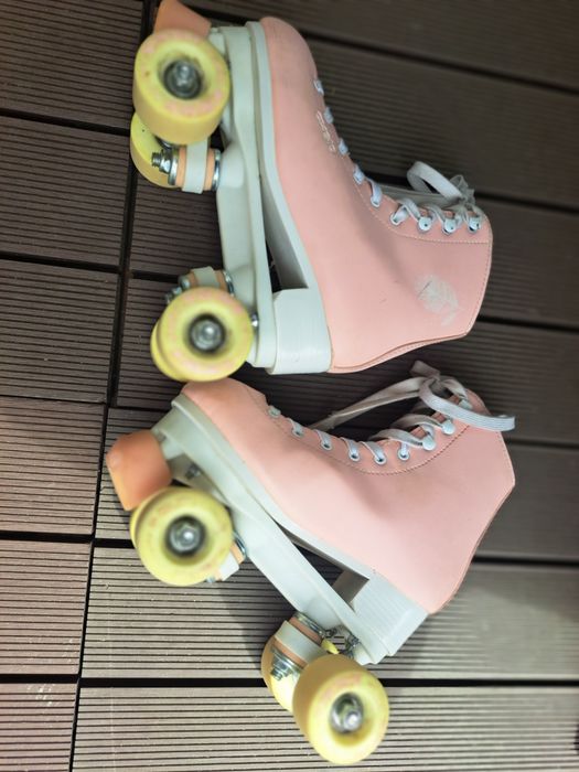Patins oxelo cor de rosa