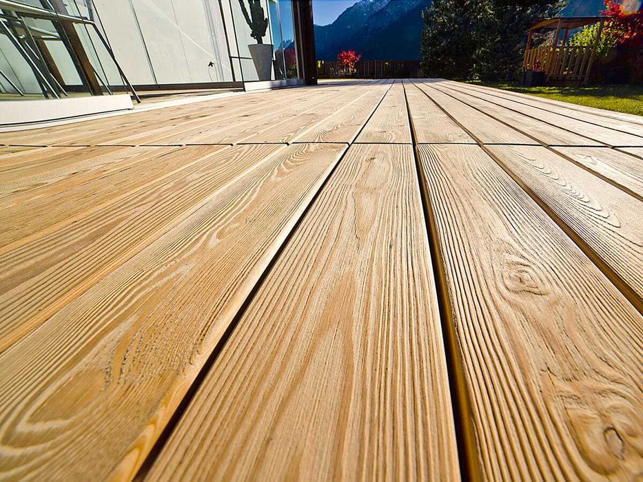 Deska tarasowa, podestowa modrzew