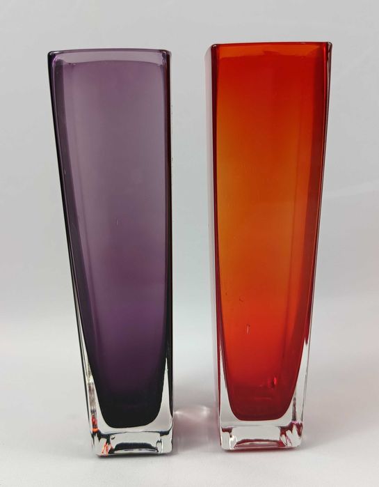 4 szt. Stary Wazon Veb kunstglass vasungen KPL