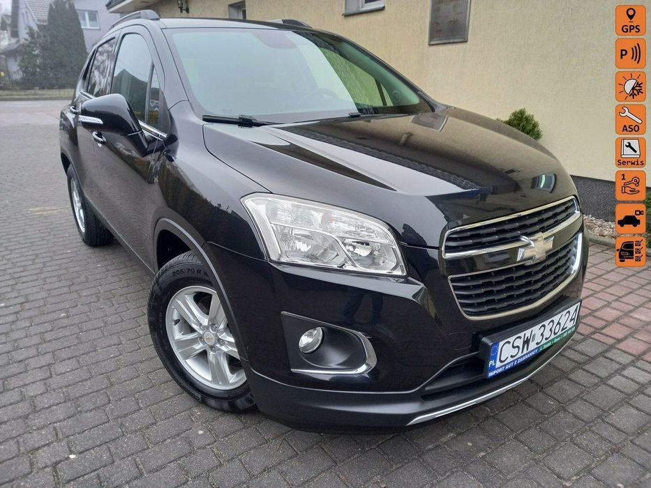 Chevrolet Trax 1.6Benz 115KM Navi Kamera Tempomat PółSkóry Bezwypadkowy BardzoZadbany