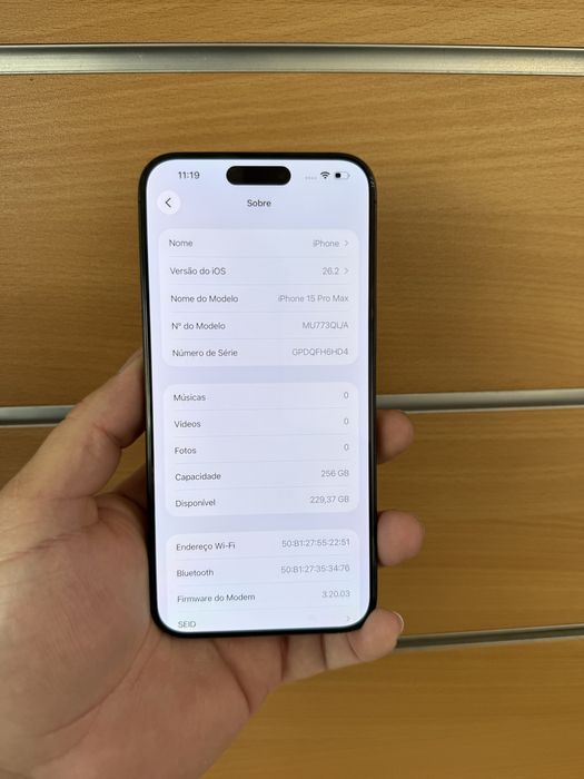 Iphone 15 pro max 256gb