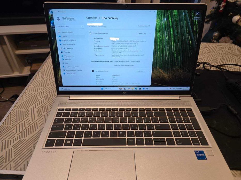 Бізнес ноутбук HP Probook 450 G8/i3-1115G4/16GB/512MB M2/Full HD IPS