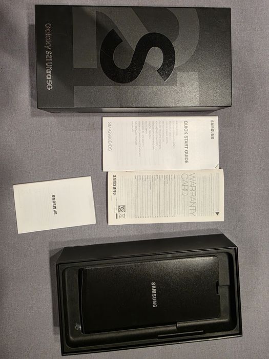 Samsung 21 Ultra 128GB pudelko