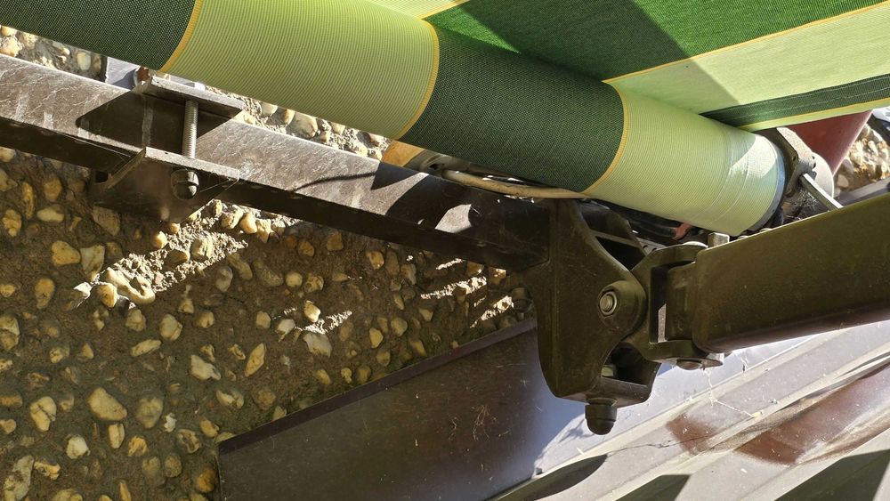 Markiza tarasowa elektryczna przyścienna balkonowa 3,3x3,2m +2 piloty