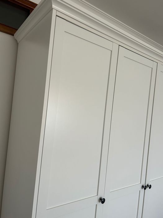 Armário branco de quarto para roupa - compr 175 cm x largura 57 cm x altura 200 cm