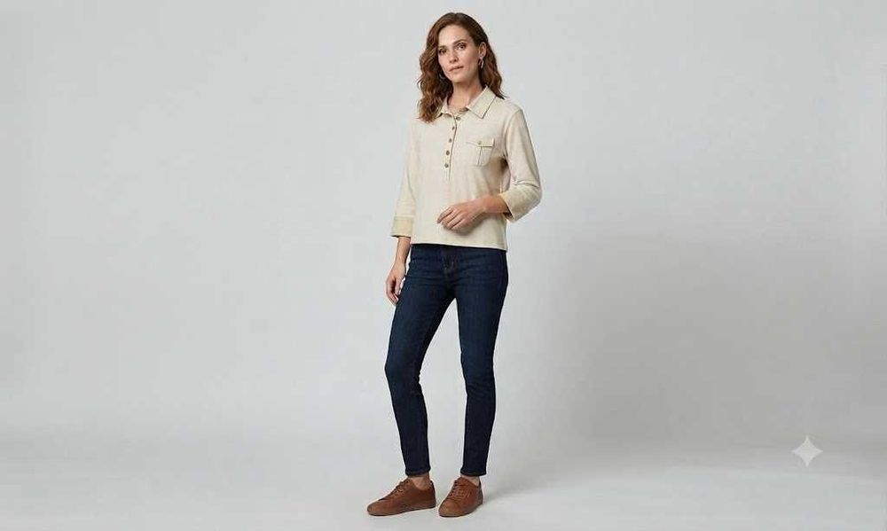 Tommy Hilfiger рр XL блуза поло из хлопка и лайкры