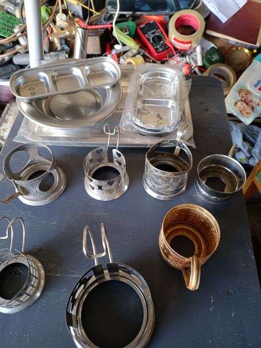 Подстаканники     нержавейка    алюминий с