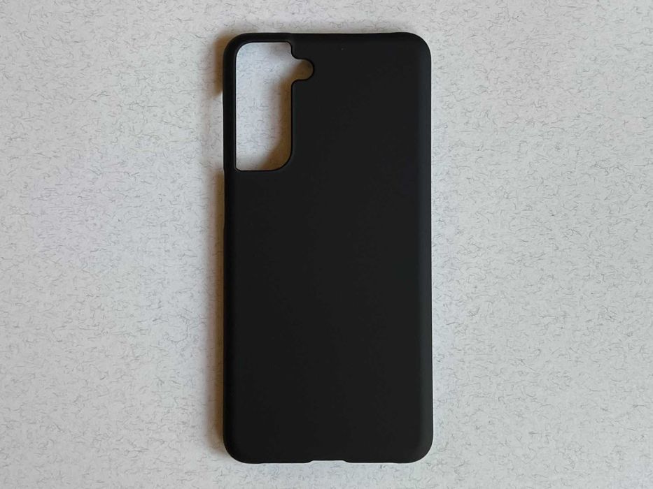 Samsung Galaxy S21 FE чохол чорний матовий пластик тонкий S21+ чехол